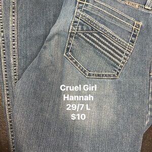 Cruel Girl Classic Blue Boot Cut Jeans